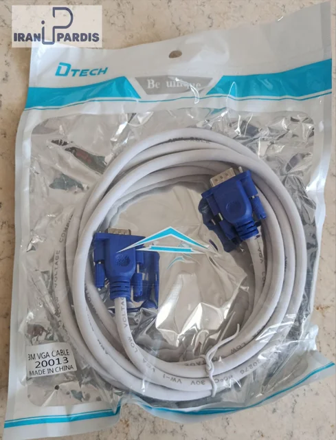کابل VGA (3+4) دی تک (DTECH) طول 3 متر مدل 20013